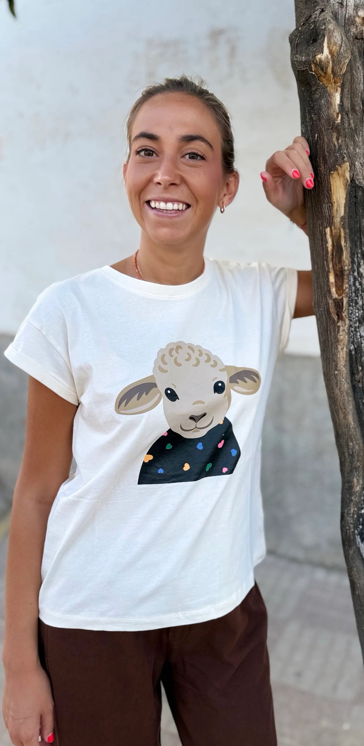 CAMISETA ESTAMPADO CORDERITO
