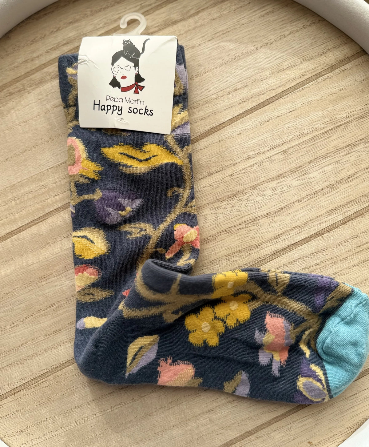 CALCETINES ESTAMPADO FLORAL