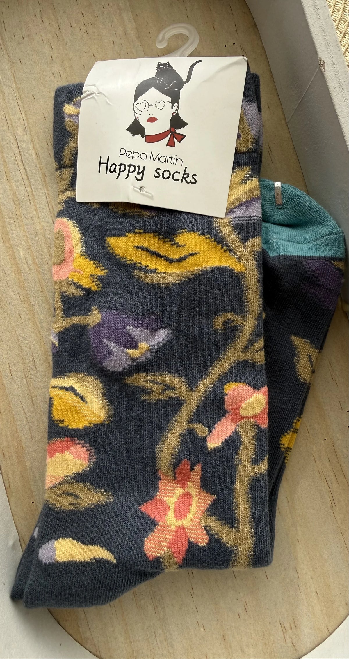 CALCETINES ESTAMPADO FLORAL